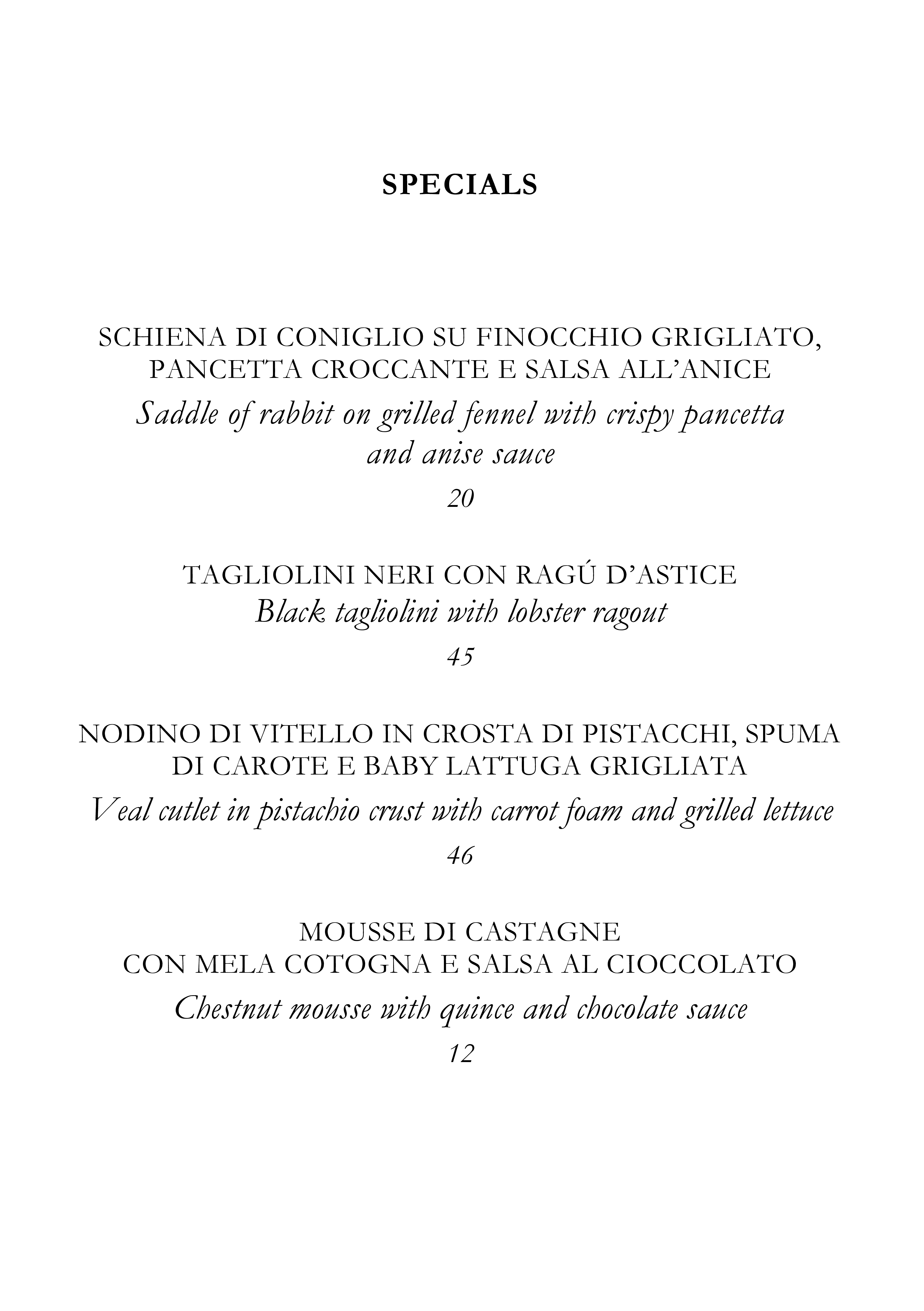 Daily special Seite 1