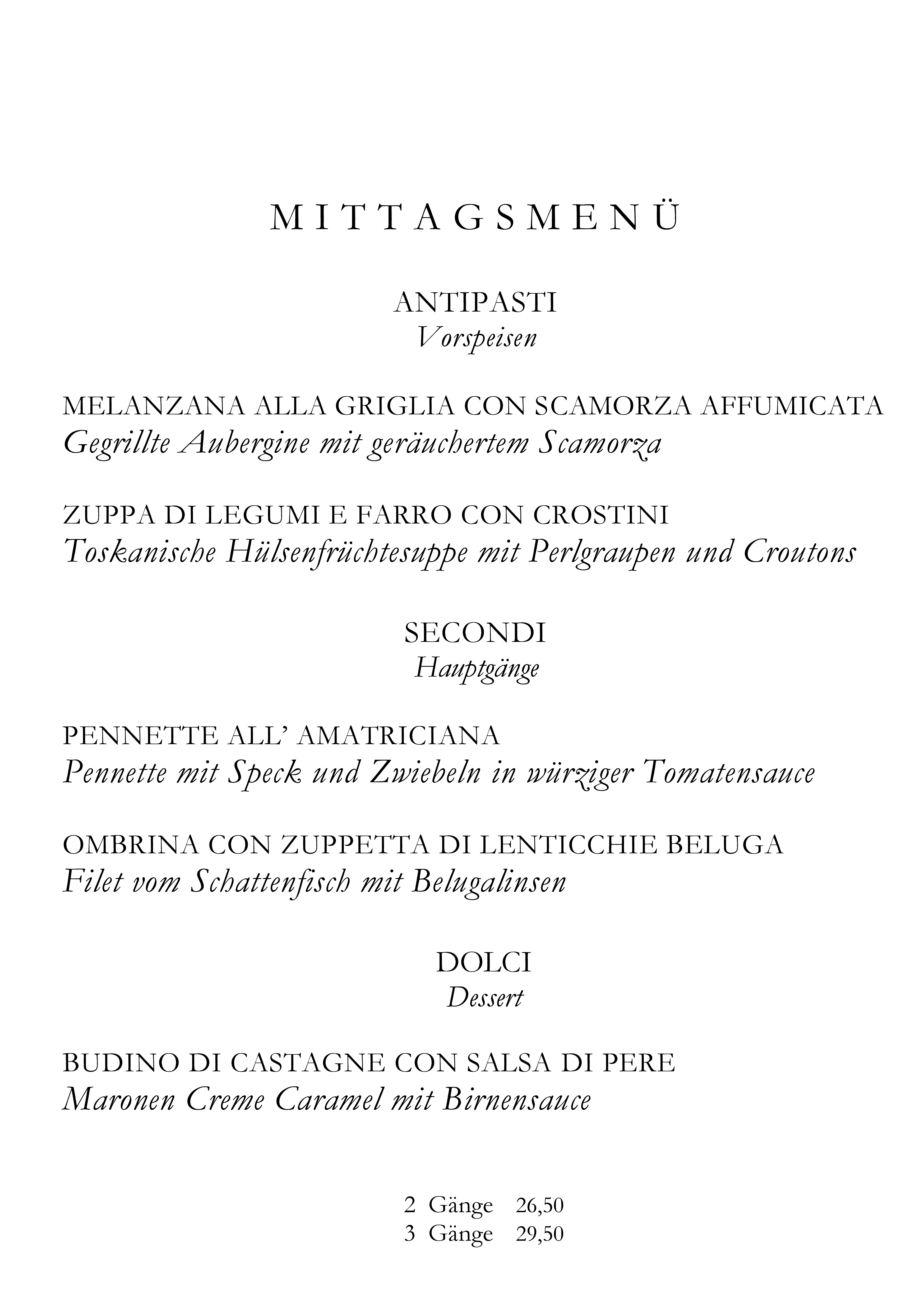 Mittagsmenü Seite 1