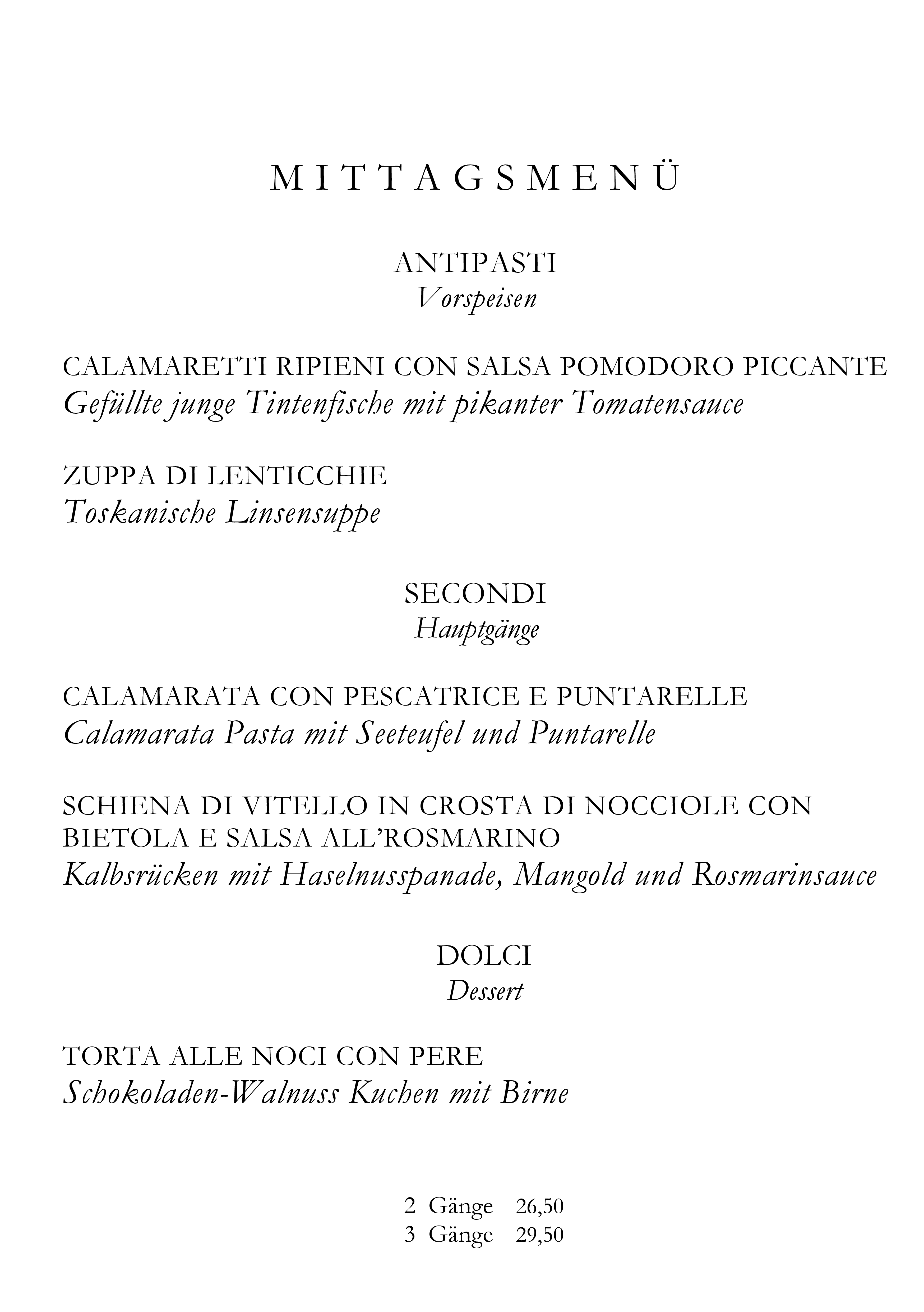 Mittagsmenü Seite 1