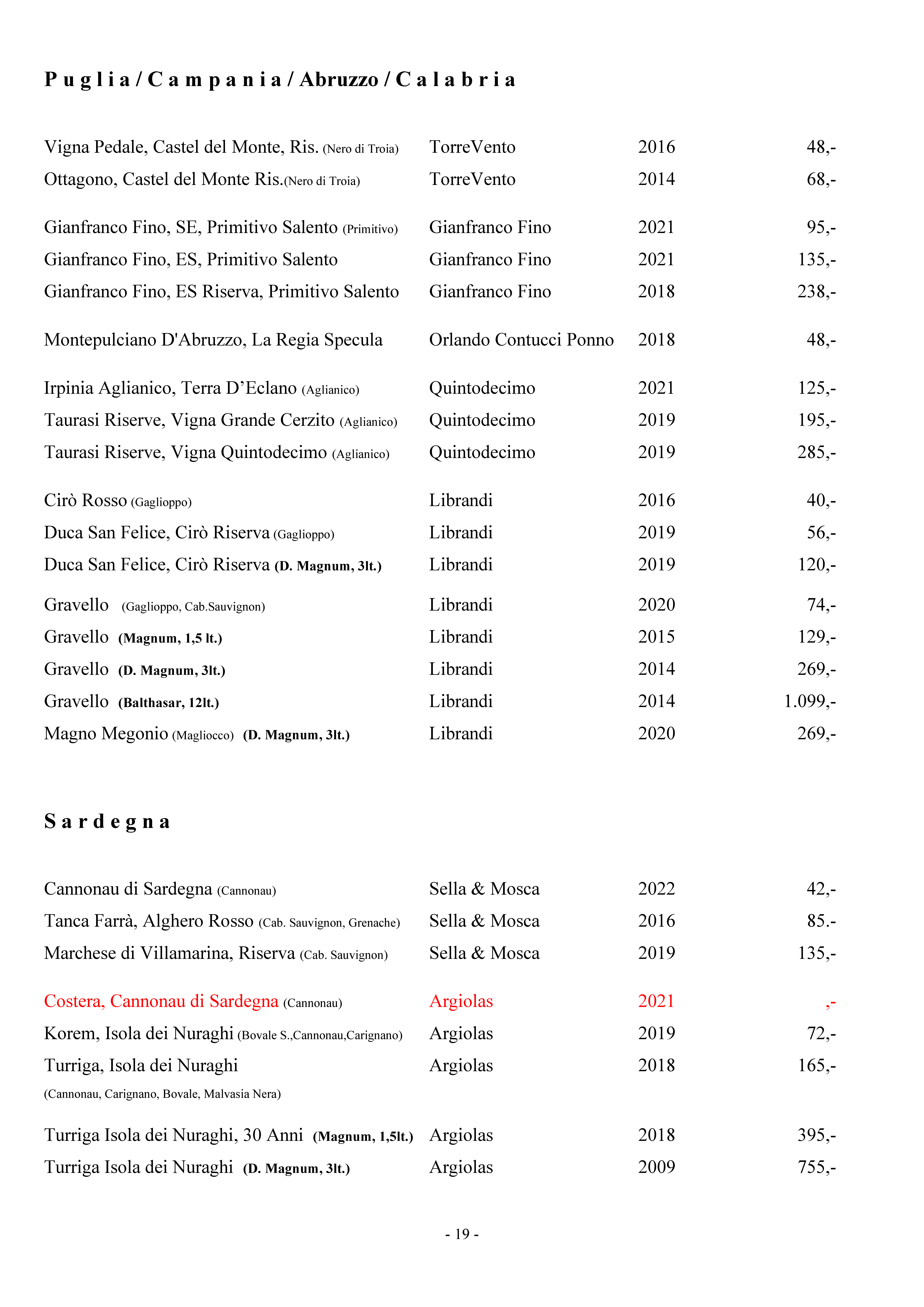 Wine list Seite 18