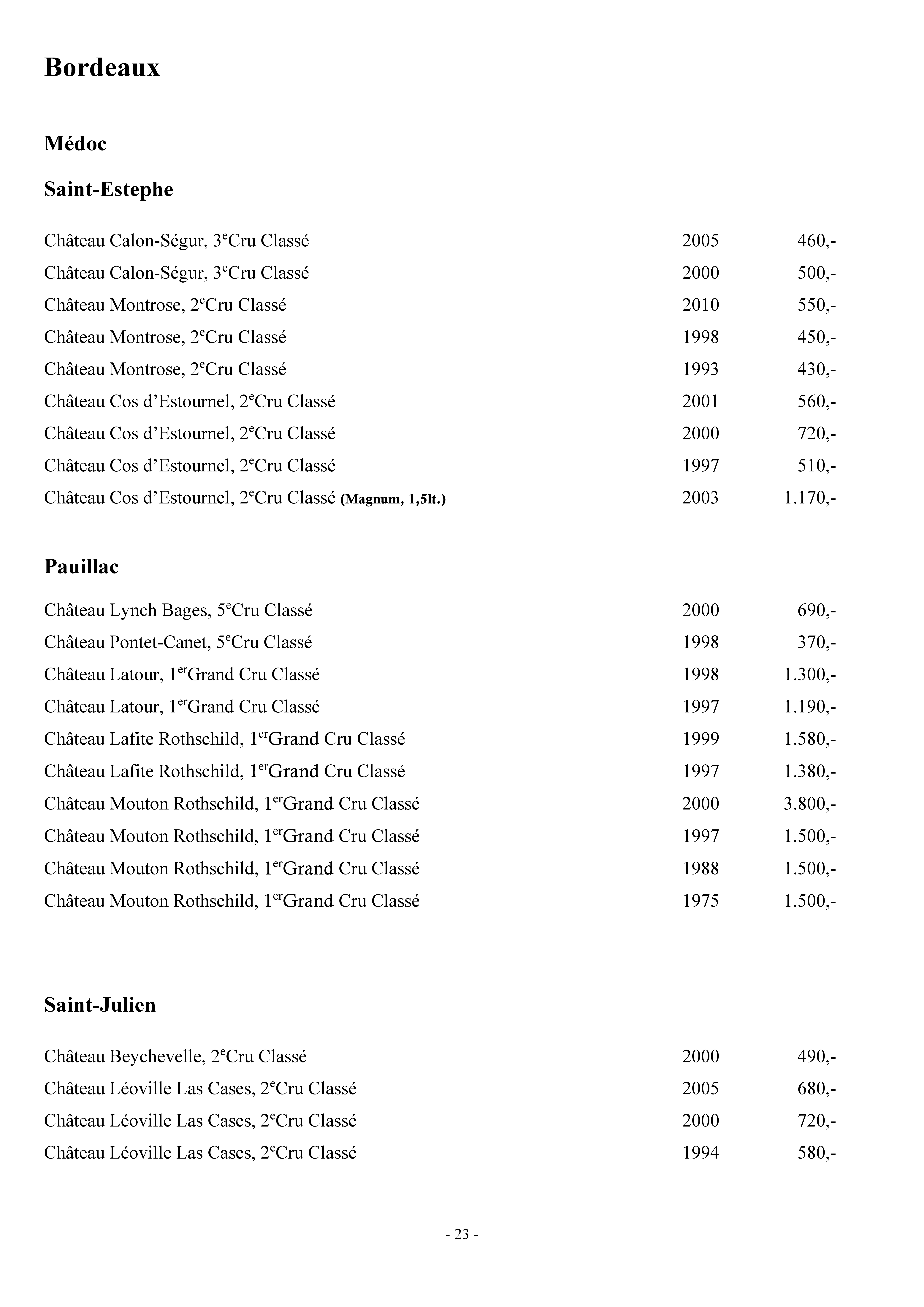 Weinkarte Seite 23