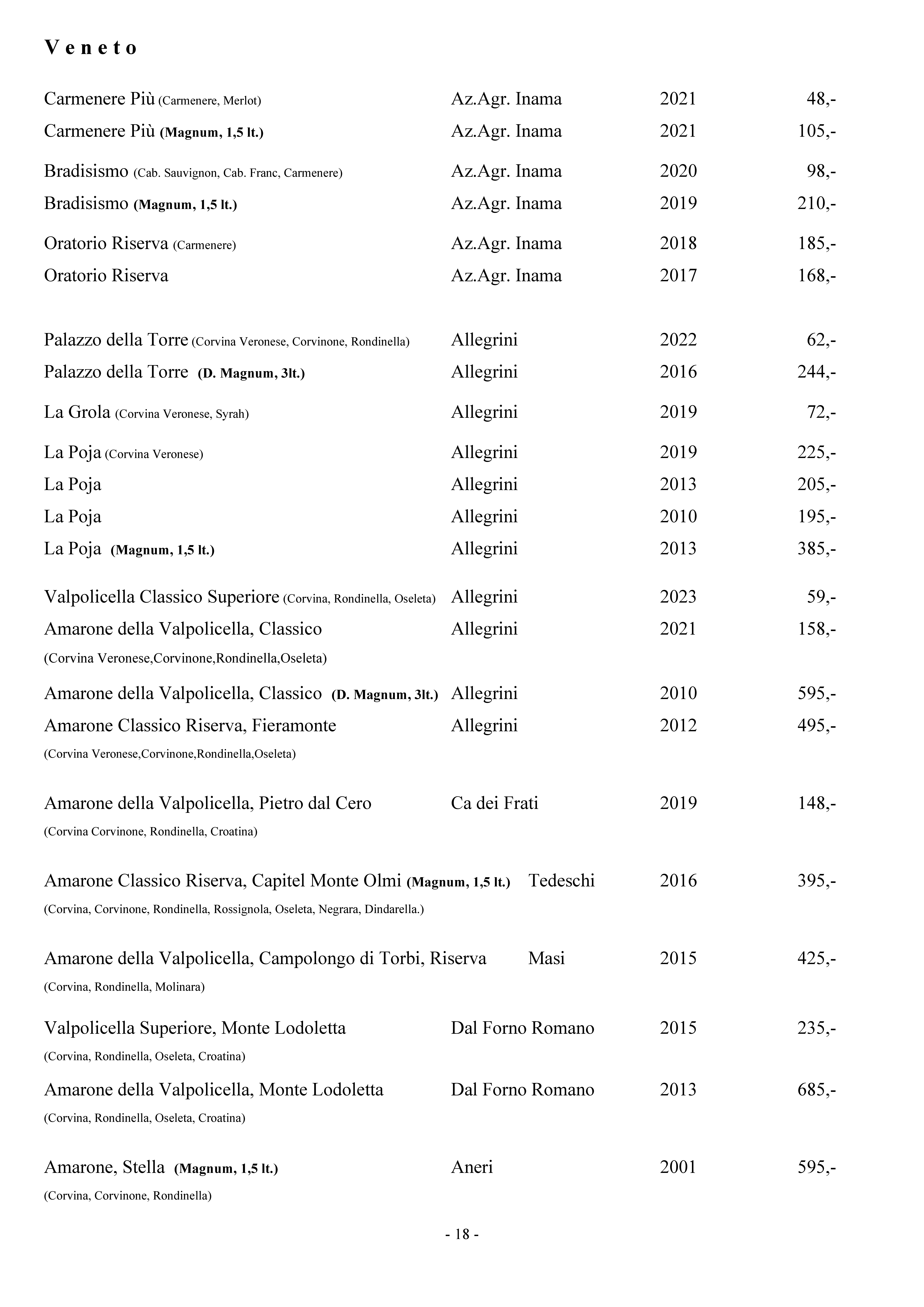 Weinkarte Seite 18